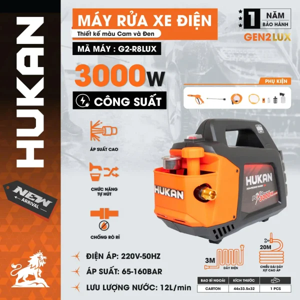 Máy Rửa Xe điện G2-R8LUX
