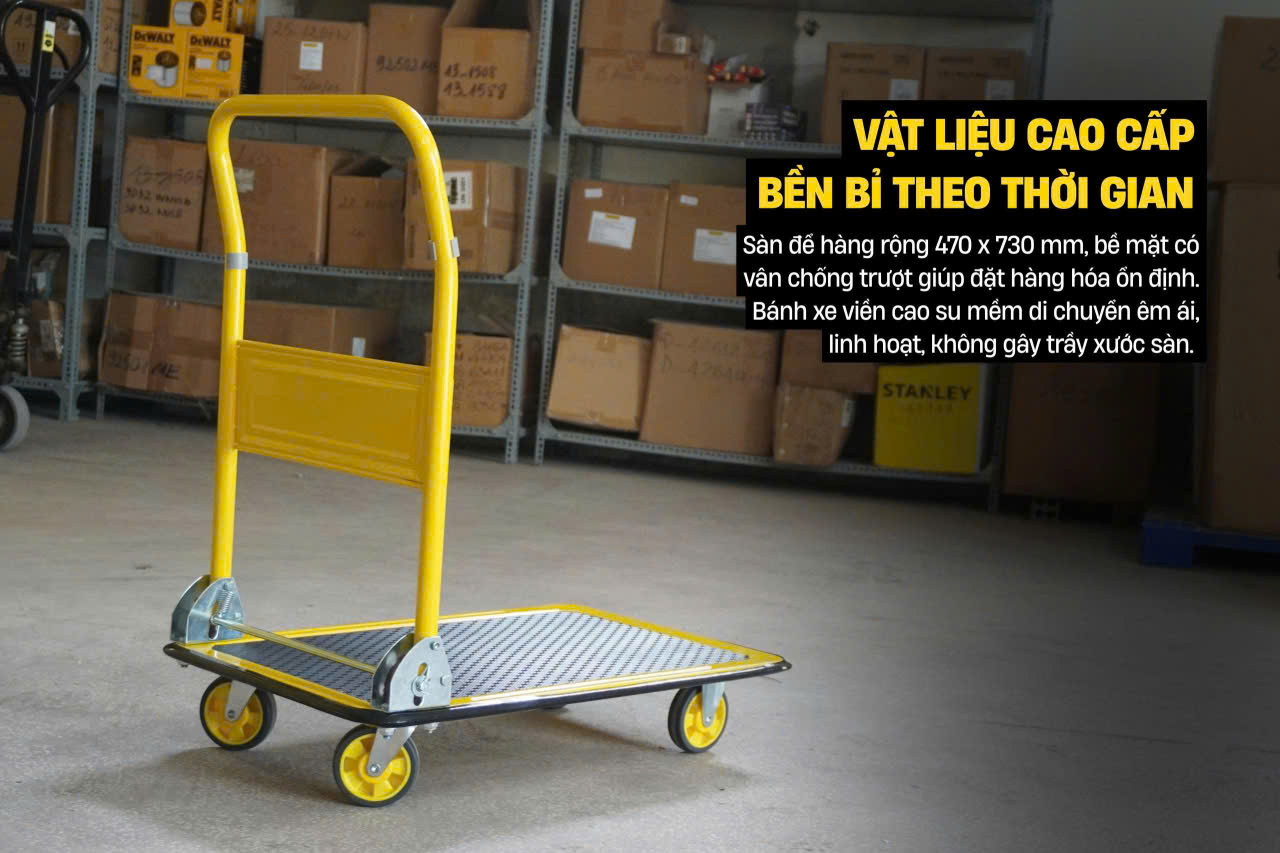 Xe đẩy Hàng 4 Bánh Stanley PC527, Tải Trọng 150kgs