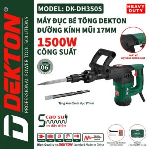 Máy đục bê tông Dekton