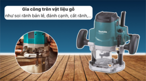 Ưu điểm của m&aacute;y phay gỗ 