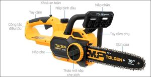 M&aacute;y cưa x&iacute;ch c&oacute; cấu tạo kh&aacute; phức tạp