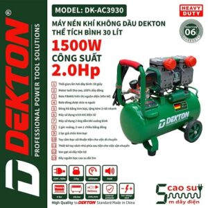 M&aacute;y n&eacute;n kh&iacute; Dekton 2HP 30L DK 3930