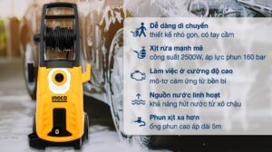 M&aacute;y rửa xe gia đ&igrave;nh l&agrave; thiết bị sử dụng &aacute;p lực nước mạnh để l&agrave;m sạch xe cộ, s&acirc;n vườn, v&agrave; c&aacute;c bề mặt ngoại thất tại nh&agrave;.