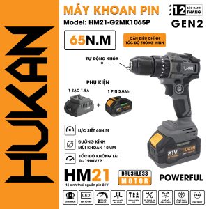 M&aacute;y khoan 10MM (GEN 2) HUKAN HM21-G2MK1065P