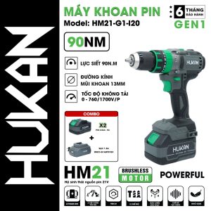 M&aacute;y khoan pin 13MM (GEN 1) HUKAN HM21-G1-I20