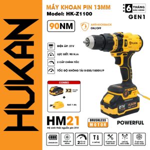 M&aacute;y khoan pin 13MM (đầu autolock) HUKAN HK-Z1100