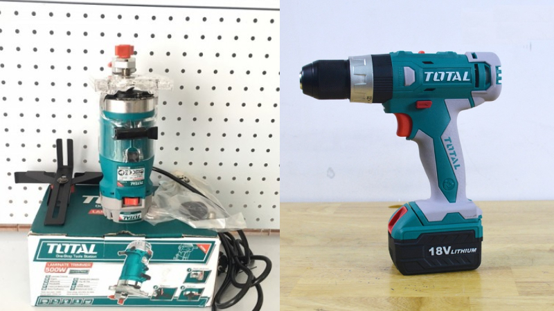 Các sản phẩm dụng cụ cầm tay của Total rất đa dạng